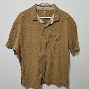 Kuhl Brown Casual Button Down Shirt